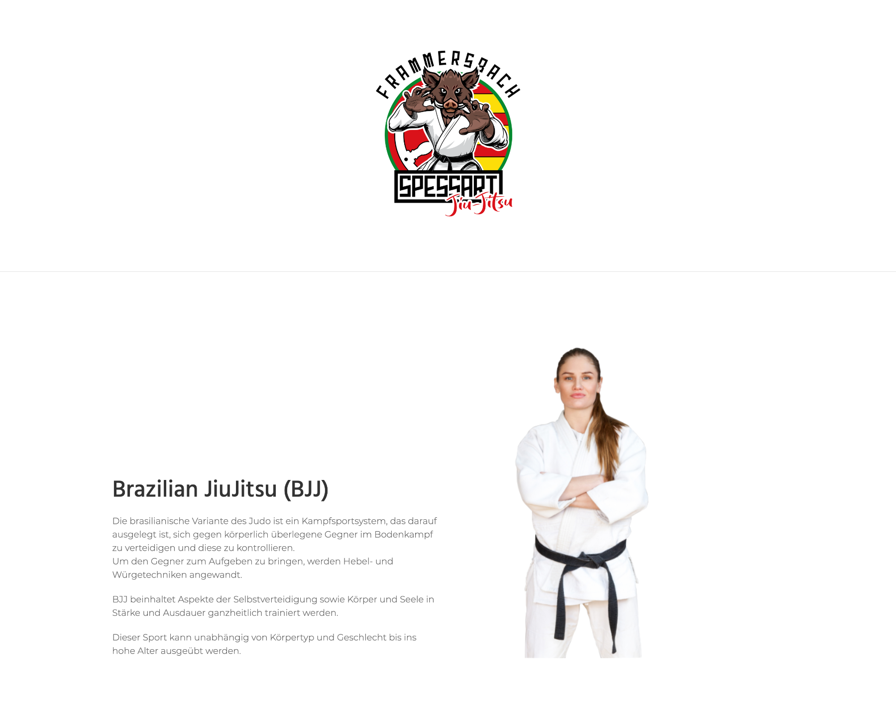 Screenshot der Webseite